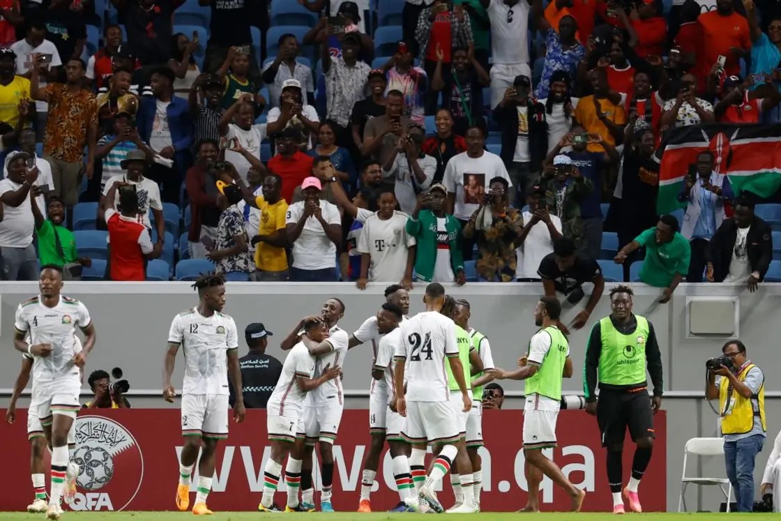 Harambee Stars stun World Cup hosts Qatar in Doha.